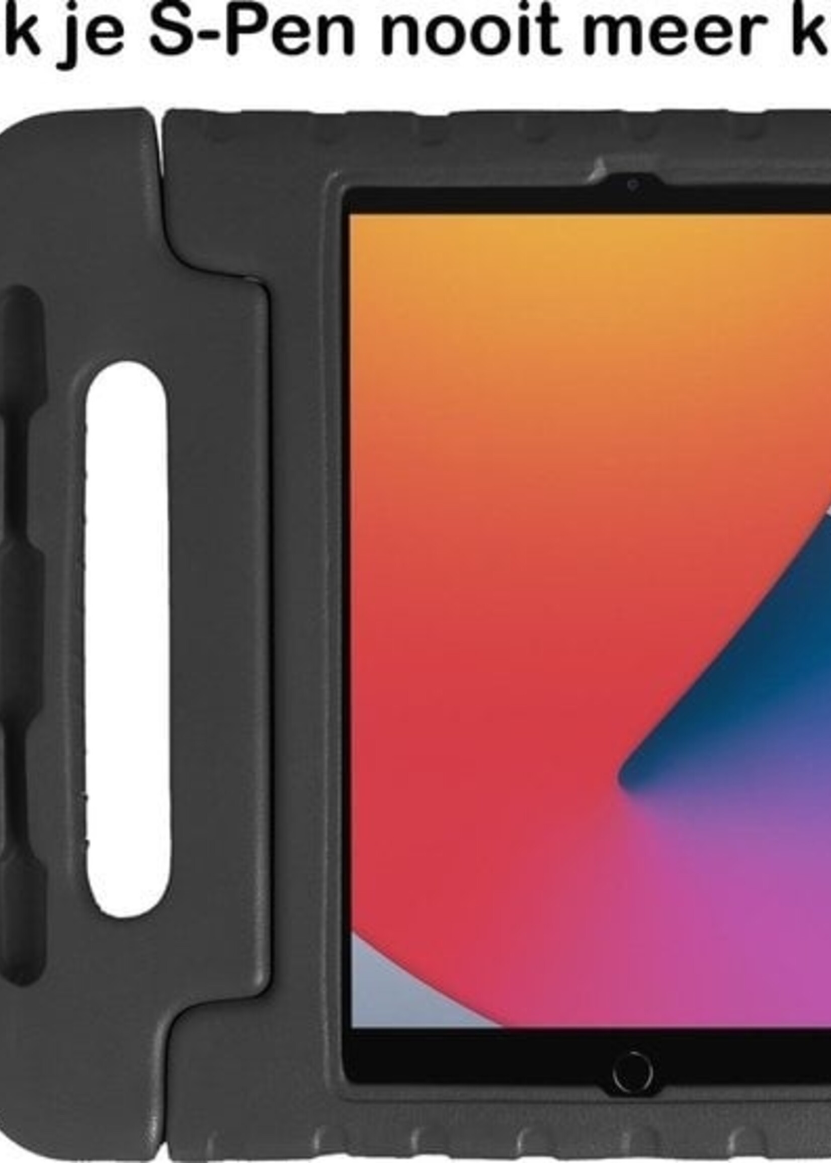 BTH BTH iPad 10.2 2019/2020 Kinderhoes Met 2x Screenprotector - Zwart