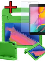 BTH BTH Samsung Galaxy Tab A 8.0 2019 (SM-T290 / SM-T295) Kinderhoes Met Screenprotector - Groen