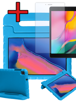 BTH BTH Samsung Galaxy Tab A 8.0 2019 (SM-T290 / SM-T295) Kinderhoes Met Screenprotector - Blauw
