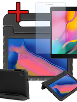 BTH BTH Samsung Galaxy Tab A 8.0 2019 (SM-T290 / SM-T295) Kinderhoes Met Screenprotector - Zwart