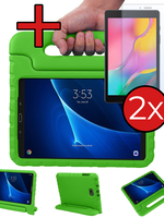 BTH BTH Samsung Galaxy Tab A 10.1 2016 Kinderhoes Met 2x Screenprotector - Groen