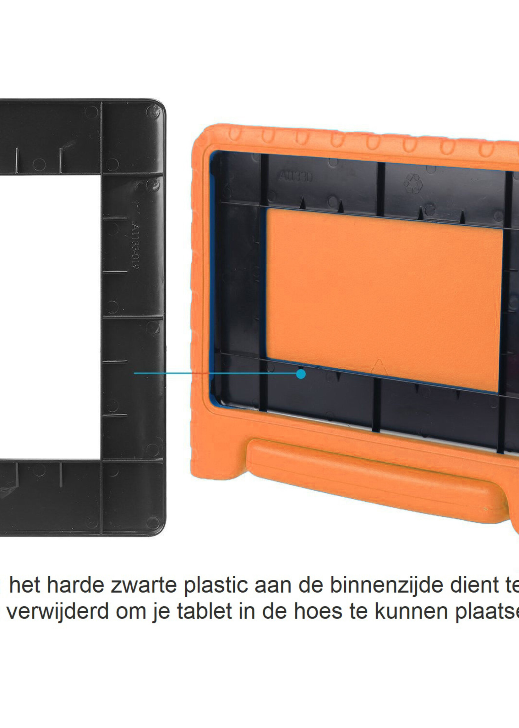 BTH BTH iPad Air 3 (2019) Kinderhoes Met Screenprotector - Oranje