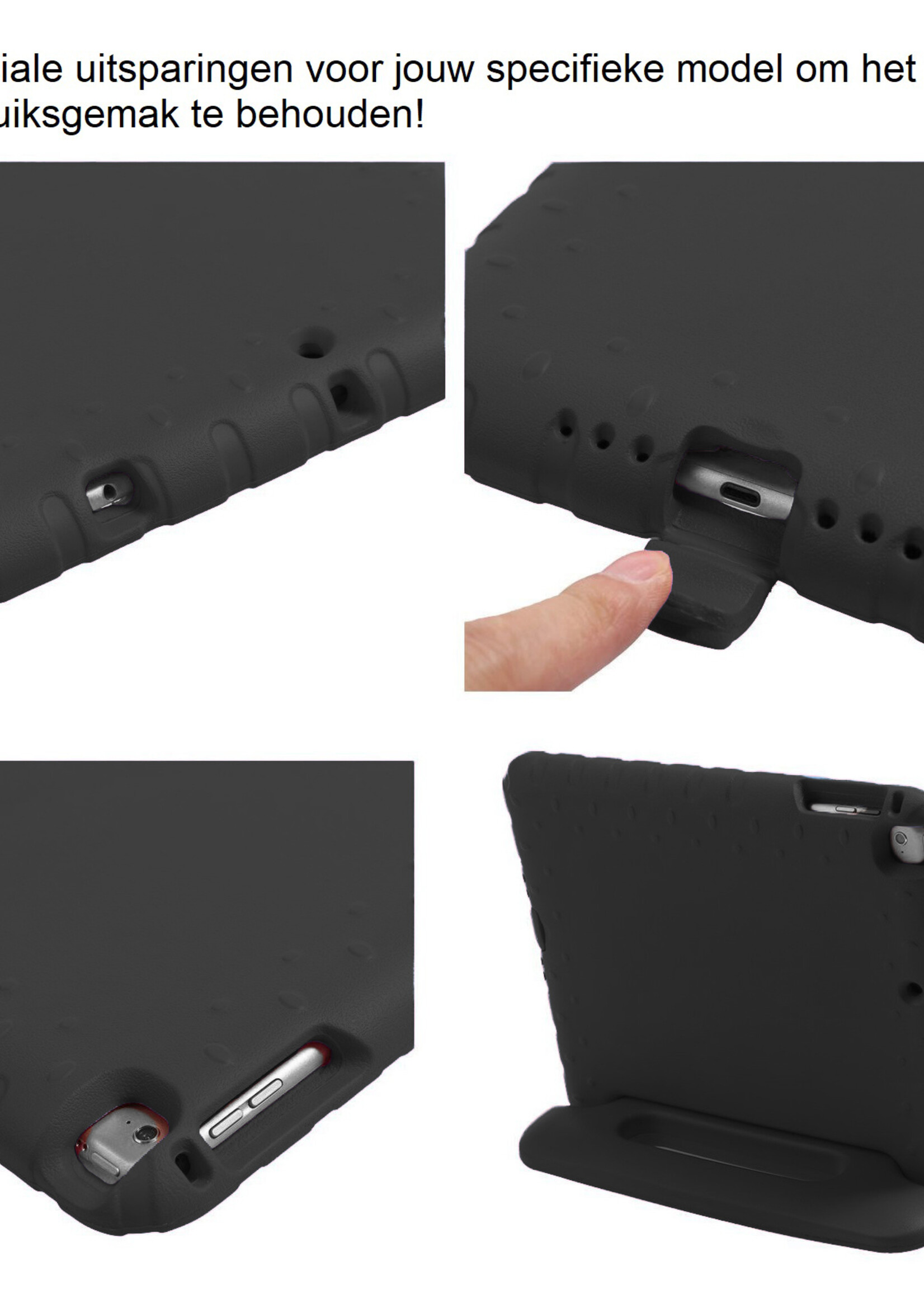 BTH BTH iPad Air 3 (2019) Kinderhoes Met Screenprotector - Zwart