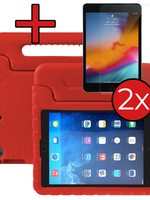 BTH BTH iPad Air 3 (2019) Kinderhoes Met 2x Screenprotector - Rood