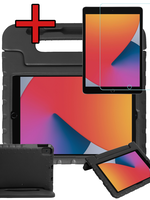 BTH BTH iPad 10.2 2019/2020 Kinderhoes Met Screenprotector - Zwart