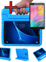 BTH BTH Samsung Galaxy Tab A 10.5 2018 Kinderhoes Met Screenprotector - Blauw