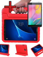 BTH BTH Samsung Galaxy Tab A 10.5 2018 Kinderhoes Met Screenprotector - Rood