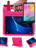 BTH BTH Samsung Galaxy Tab A 10.5 2018 Kinderhoes Met Screenprotector - Roze
