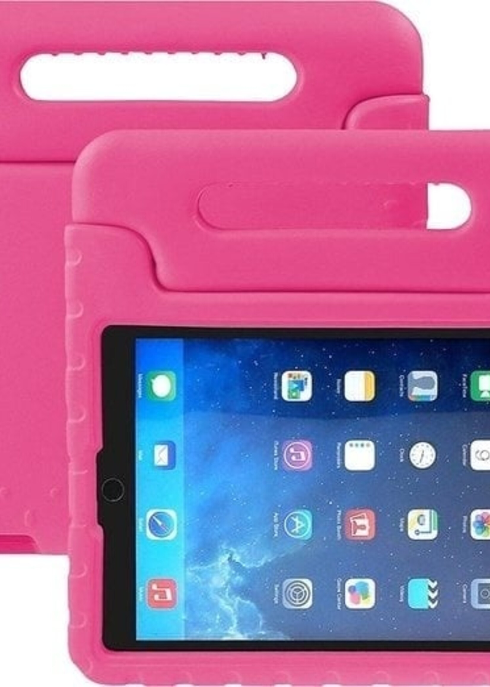 BTH BTH iPad 2017 / 2018 / Pro 9.7 / Air 1/2 Kinderhoes - Met 2x Screenprotector - Roze