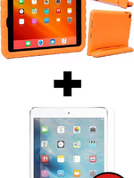 BTH BTH iPad Pro 9.7 Kinderhoes - Met 2x Screenprotector - Oranje