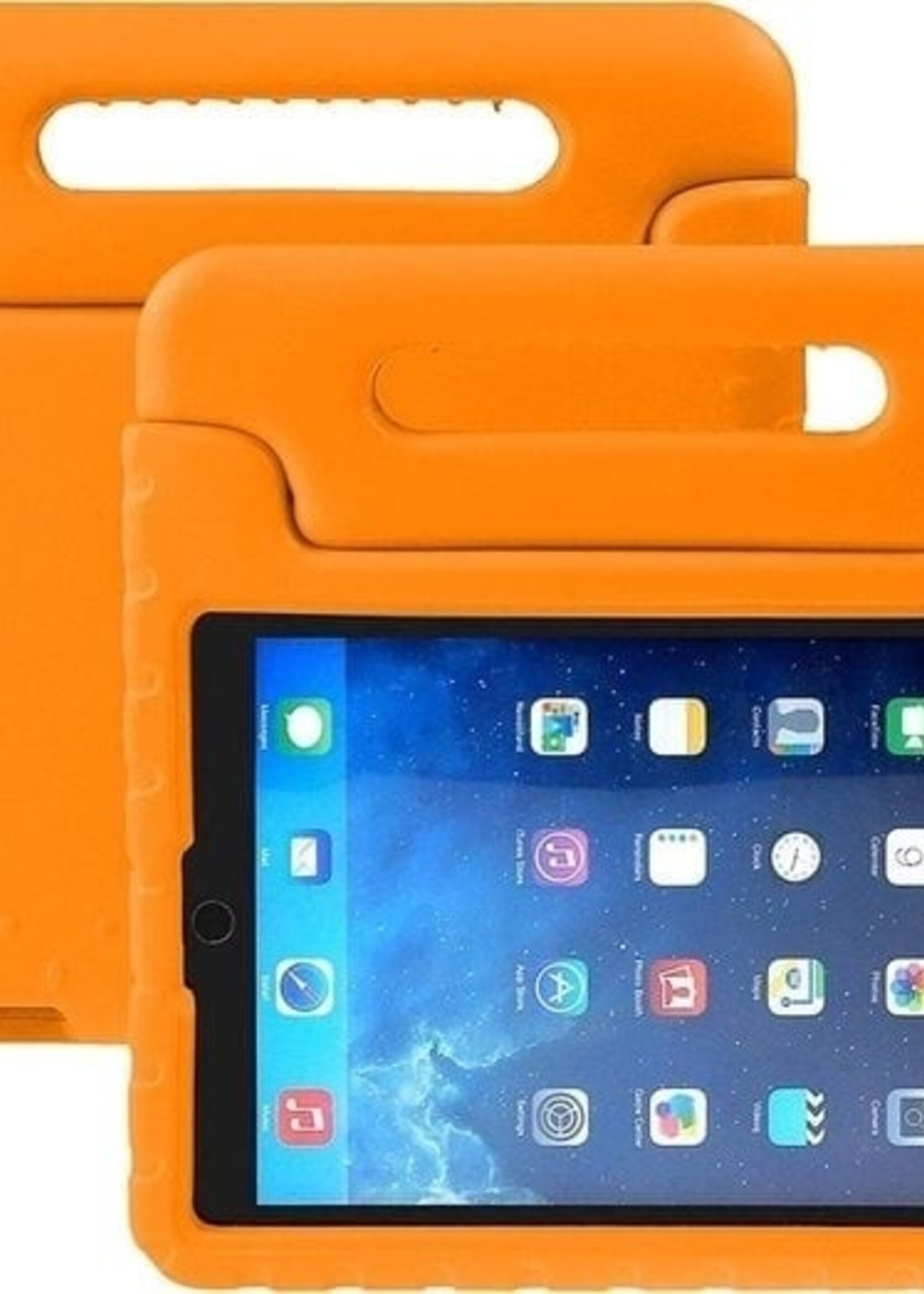 BTH BTH iPad Air 1 Kinderhoes - Met 2x Screenprotector - Oranje