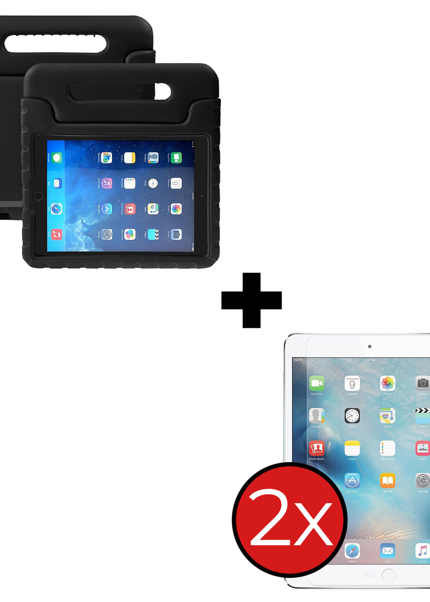BTH BTH iPad 2/3/4 Kinderhoes - Met 2x Screenprotector - Oranje