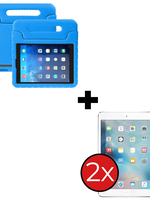 BTH BTH iPad 2 Kinderhoes - Met 2x Screenprotector - Blauw