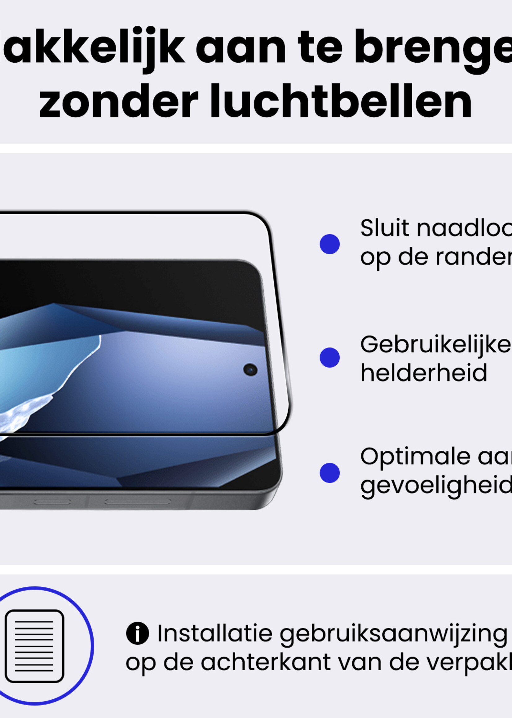 BTH BTH OnePlus 13R Screenprotector Full Cover
