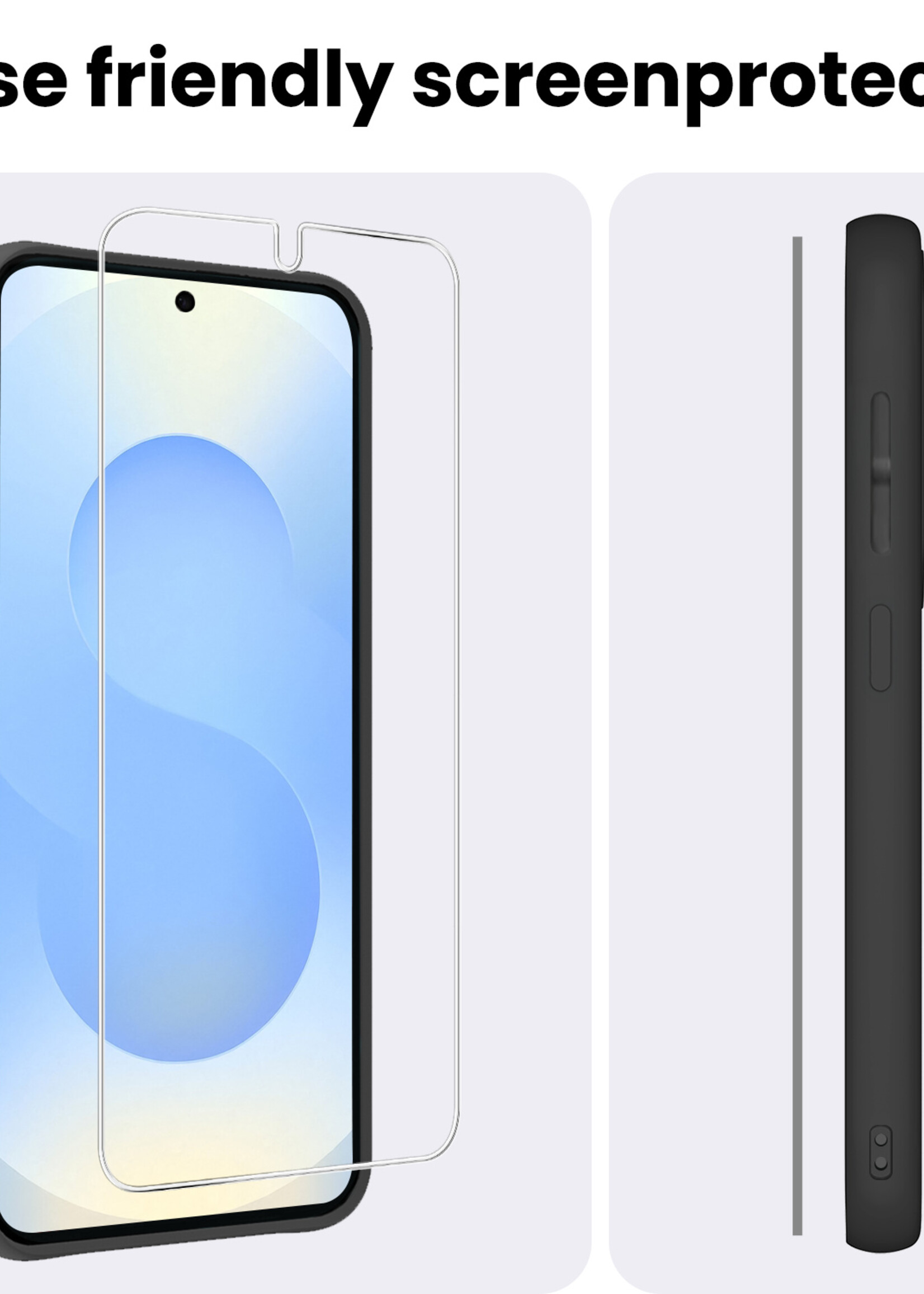 BTH BTH Samsung Galaxy S25 Screenprotector Glas - 2 PACK