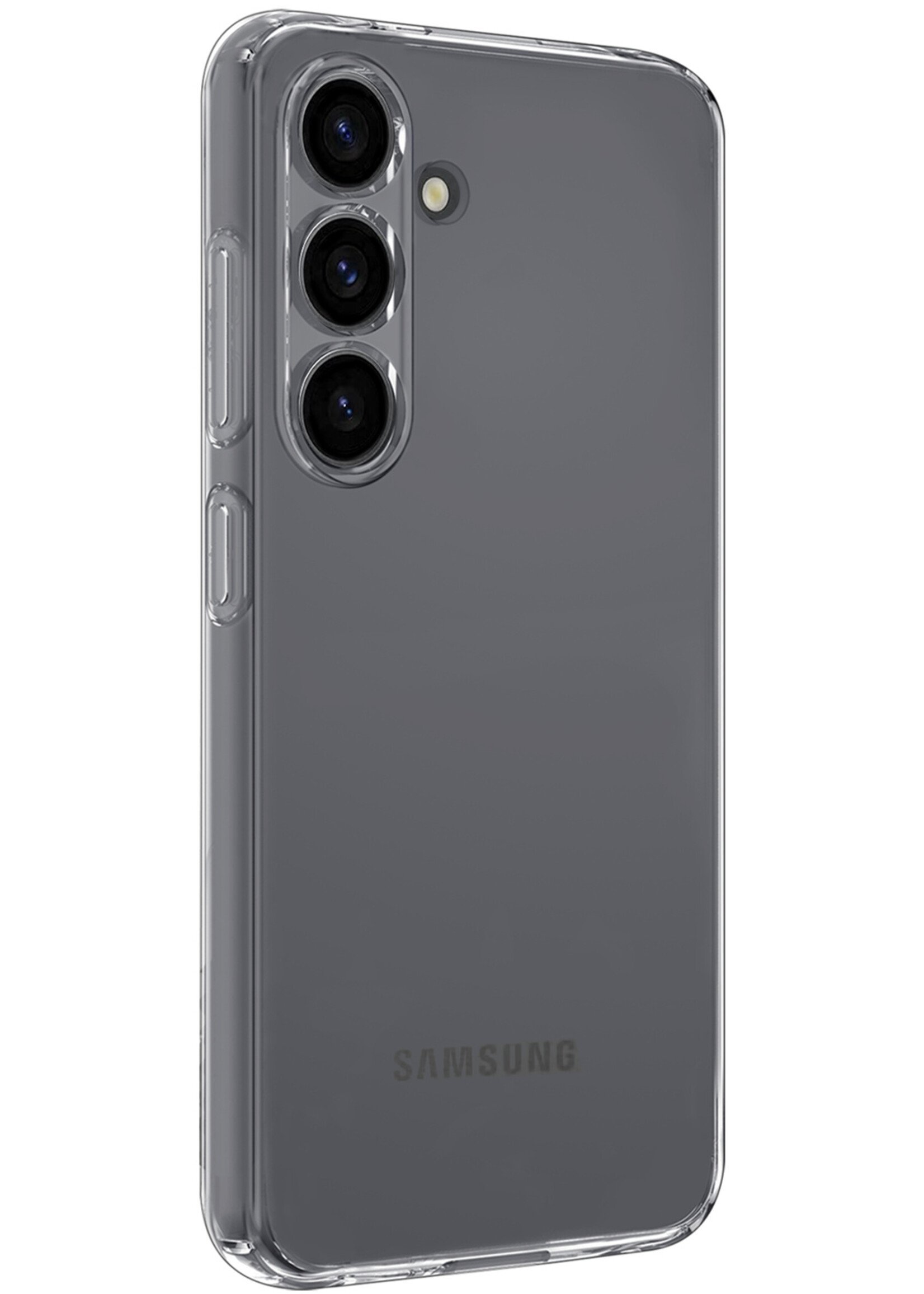 BTH BTH Samsung Galaxy S25 Hoesje Siliconen - Transparant