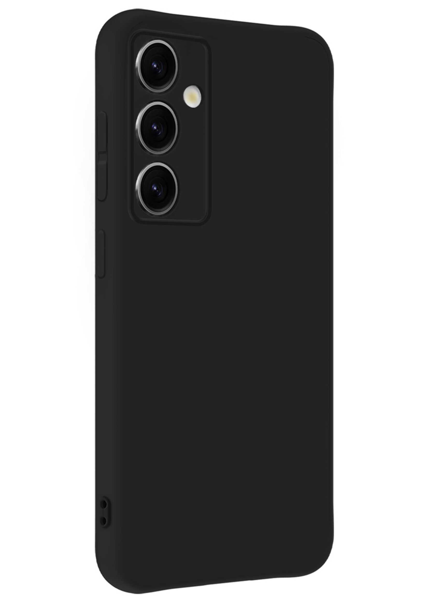 BTH BTH Samsung Galaxy S25 Hoesje Siliconen - Zwart - 2 PACK