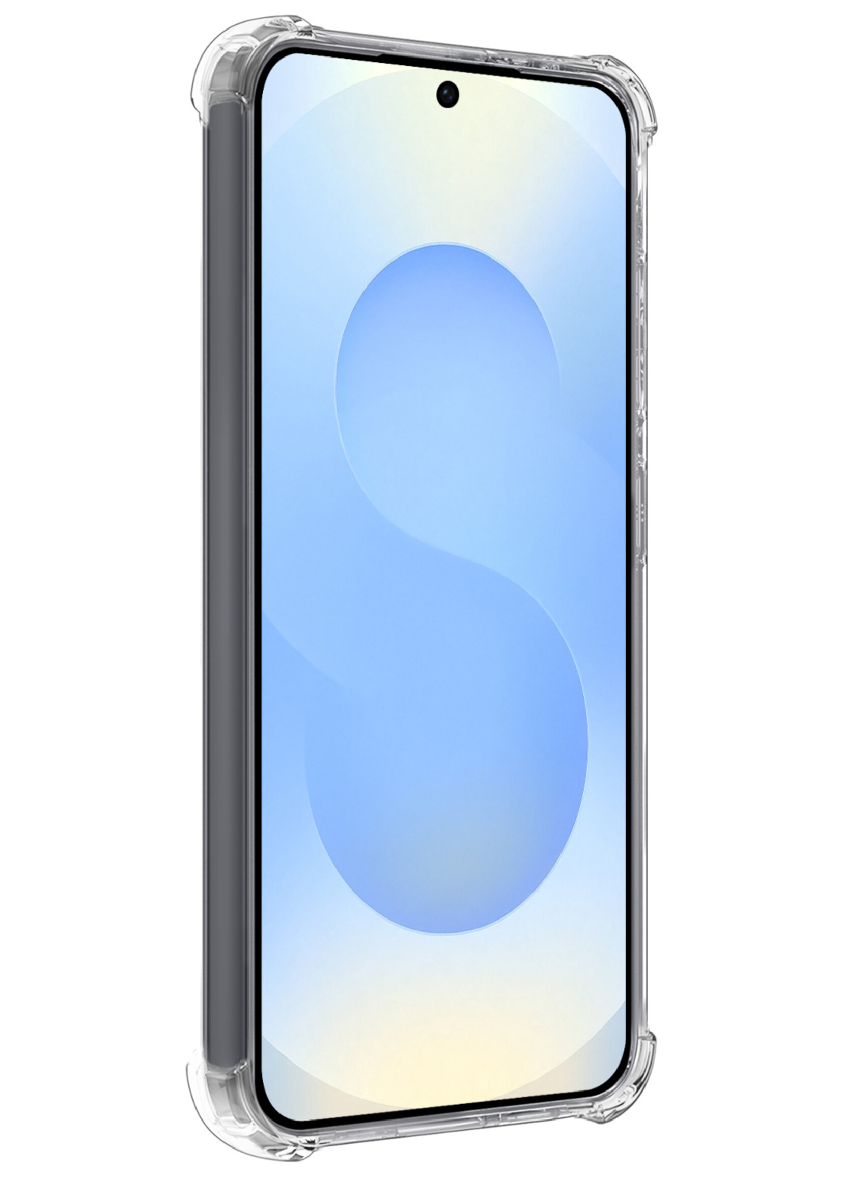 BTH BTH Samsung Galaxy S25 Plus Hoesje Shockproof - Transparant