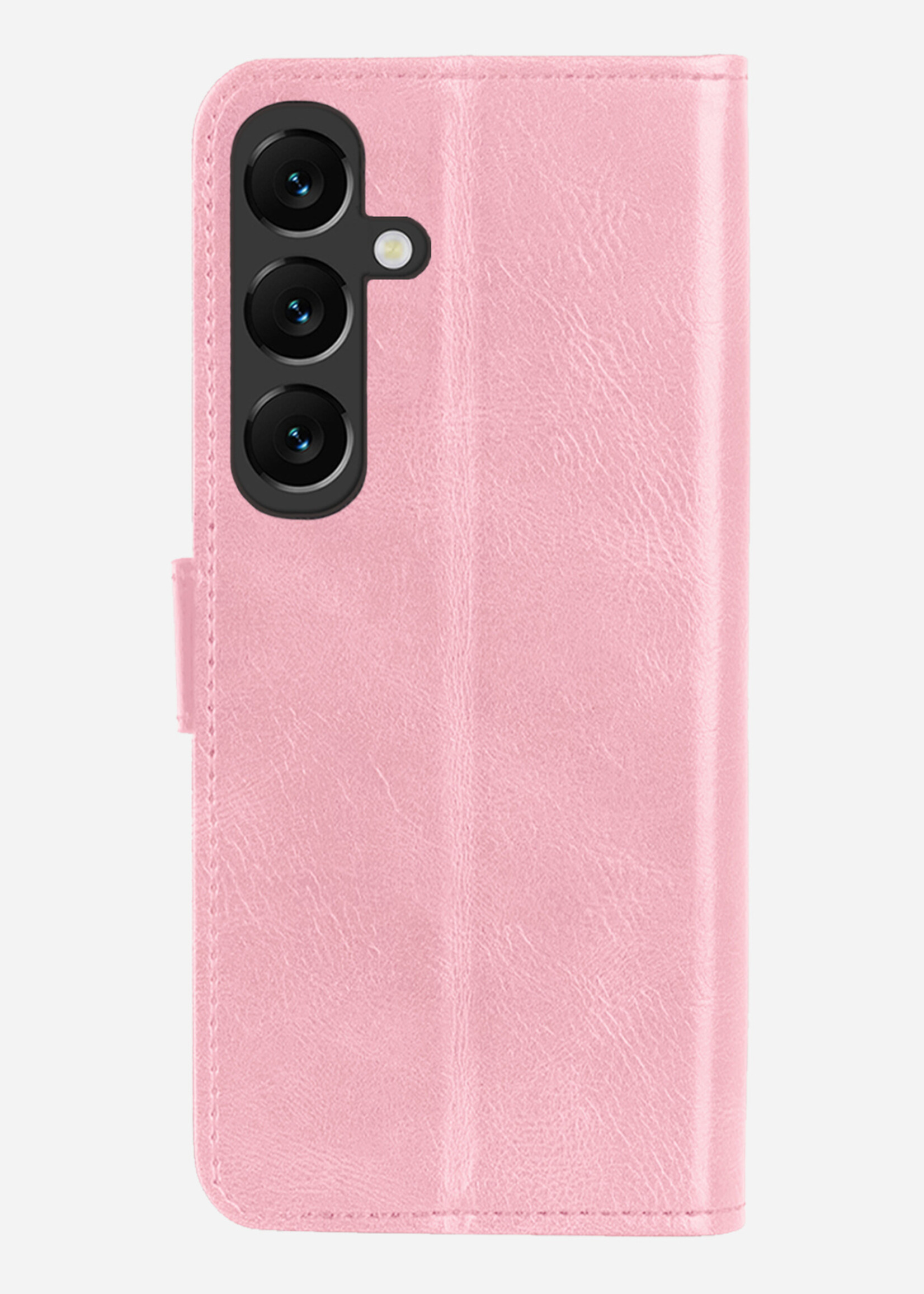 BTH BTH Samsung Galaxy S25 Plus Hoesje Bookcase - Lichtroze