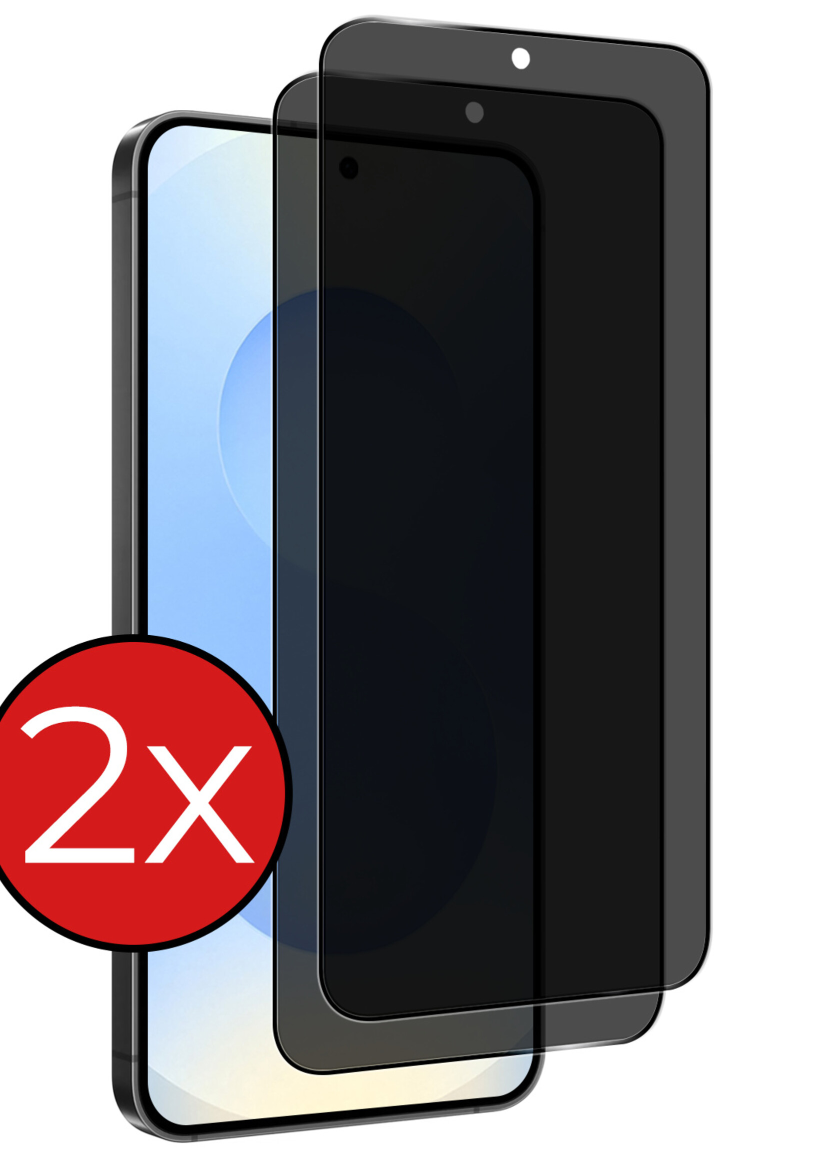 BTH BTH Samsung Galaxy S25 Screenprotector Glas Privacy - 2 PACK