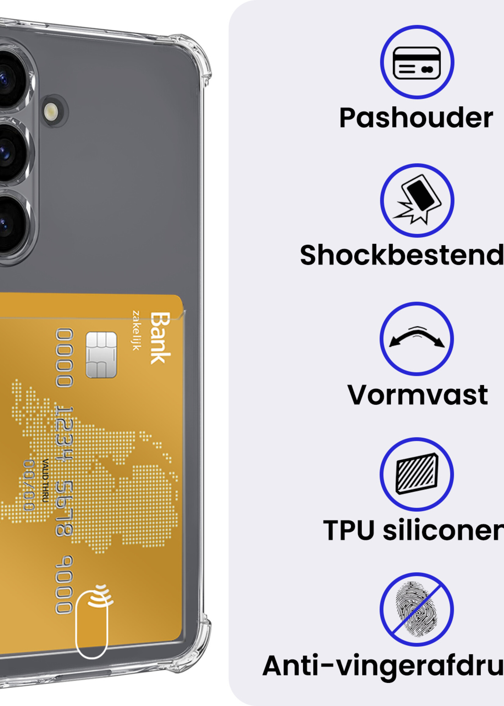 BTH BTH Samsung Galaxy S25 Hoesje Pashouder
