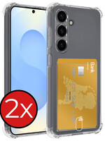 BTH BTH Samsung Galaxy S25 Hoesje Pashouder - 2 PACK