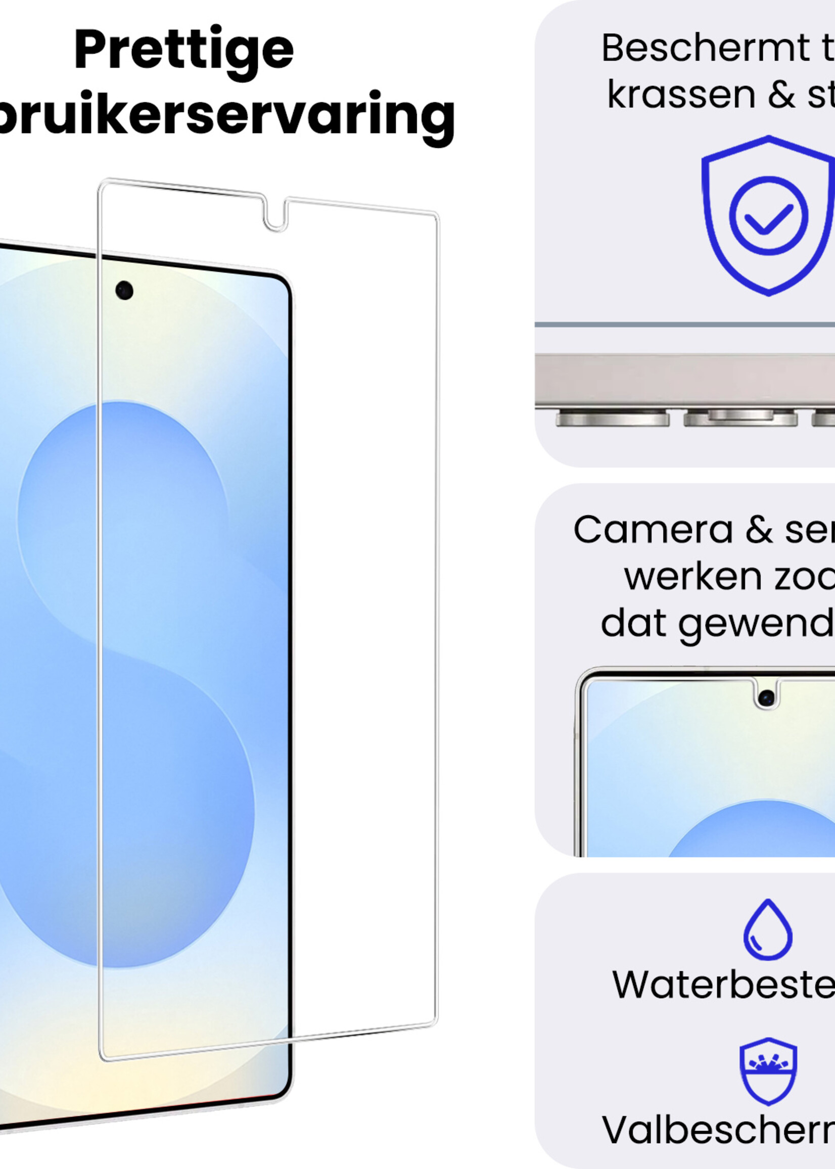 BTH BTH Samsung Galaxy S25 Ultra Screenprotector Glas - 2 PACK