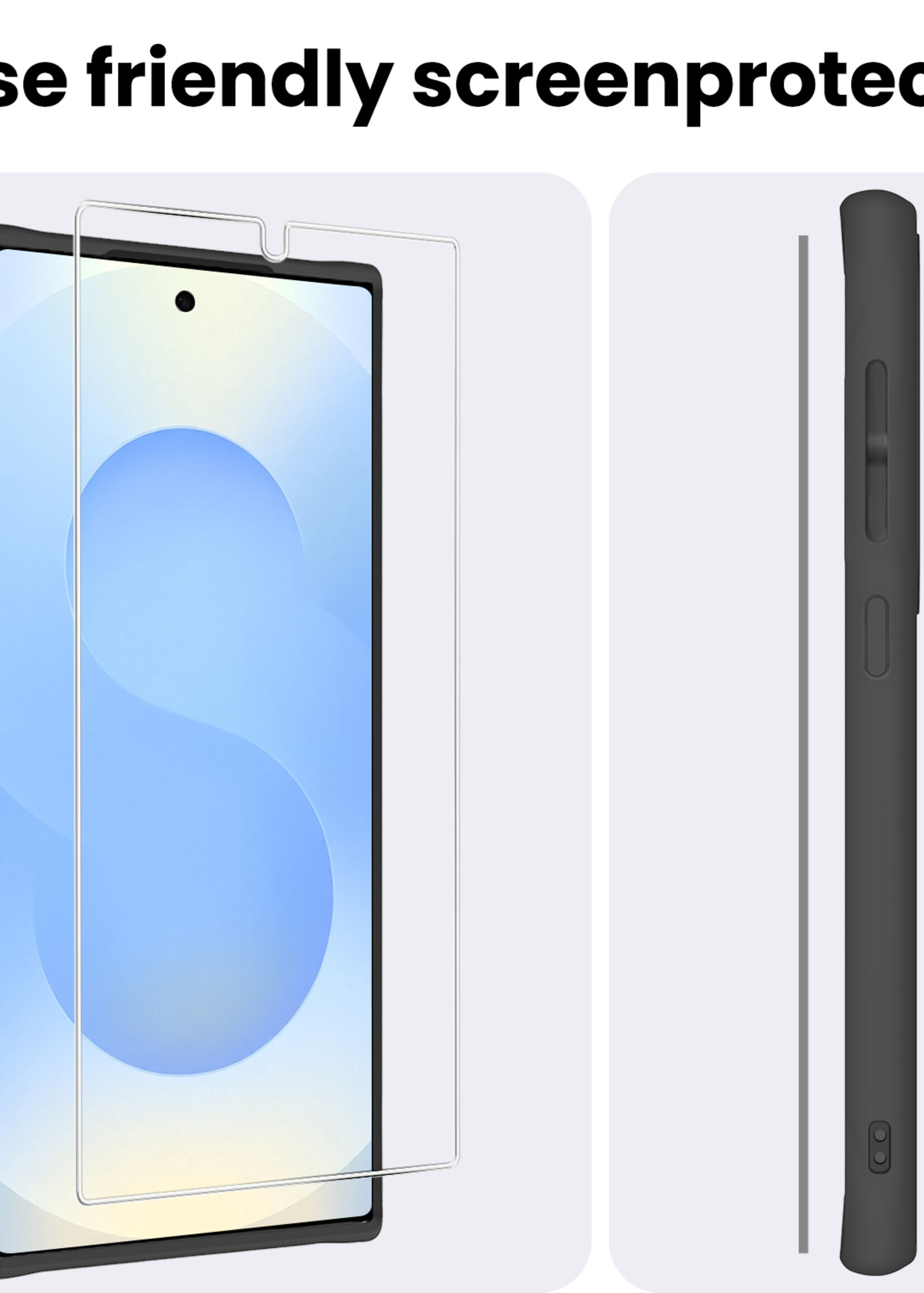 BTH BTH Samsung Galaxy S25 Ultra Screenprotector Glas - 2 PACK