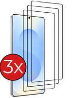 BTH BTH Samsung Galaxy S25 Ultra Screenprotector Glas Full Cover - 3 PACK