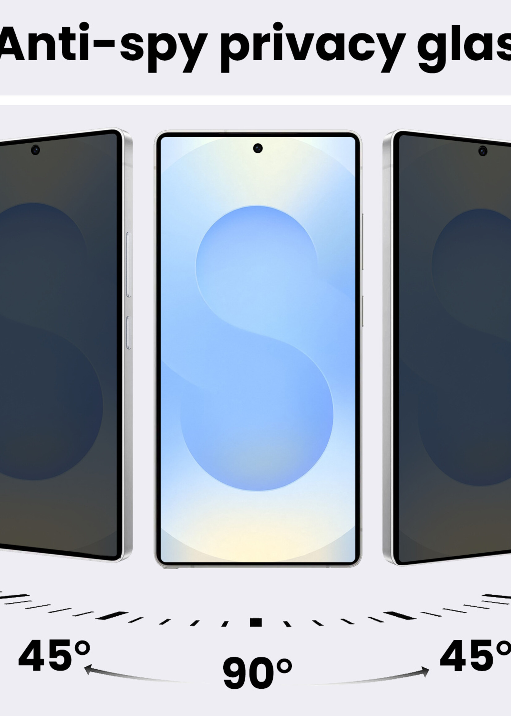 BTH BTH Samsung Galaxy S25 Ultra Screenprotector Glas Privacy - 2 PACK