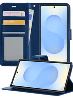 BTH BTH Samsung Galaxy S25 Ultra Hoesje Bookcase - Donkerblauw