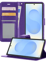 BTH BTH Samsung Galaxy S25 Ultra Hoesje Bookcase - Paars
