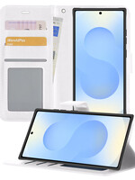 BTH BTH Samsung Galaxy S25 Ultra Hoesje Bookcase - Wit