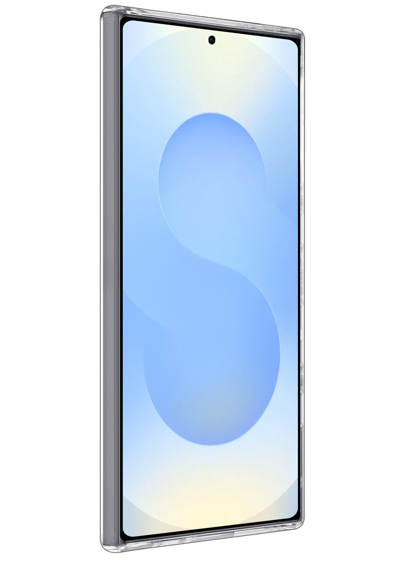 BTH BTH Samsung Galaxy S25 Ultra Hoesje Siliconen - Transparant