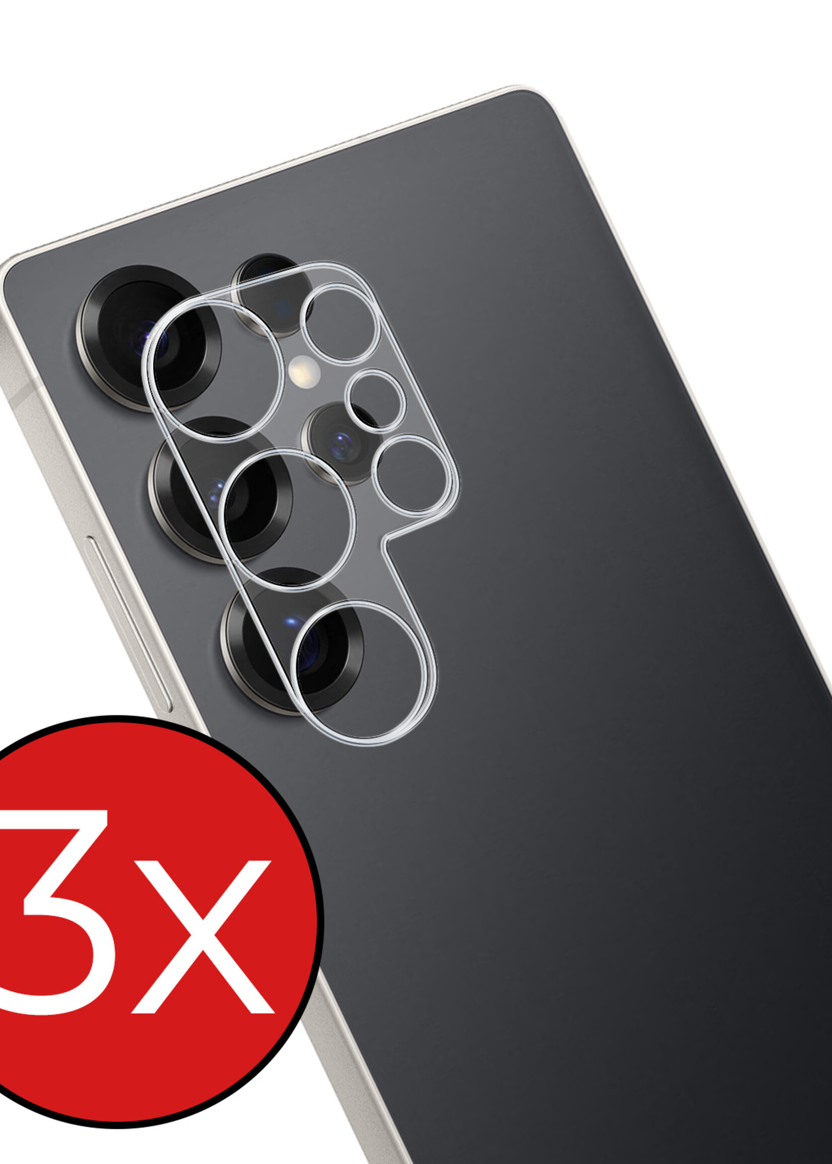 BTH BTH Samsung Galaxy S25 Ultra Camera Screenprotector - 3 PACK