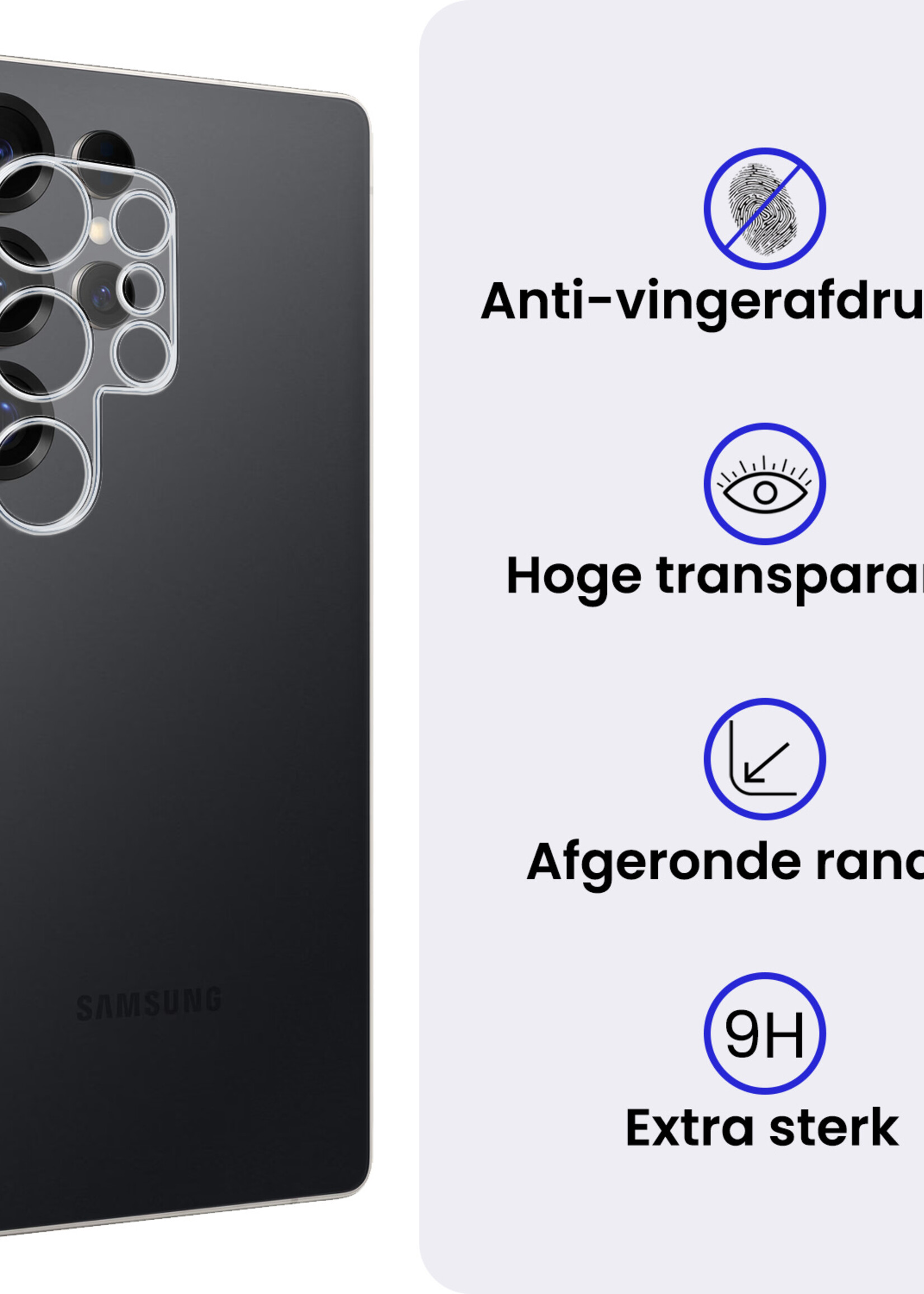 BTH BTH Samsung Galaxy S25 Ultra Camera Screenprotector - 3 PACK