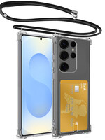BTH BTH Samsung Galaxy S25 Ultra Hoesje Pashouder met Koord