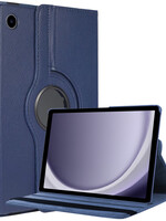 BTH BTH Samsung Galaxy Tab A9 Hoes Draaibaar - Donkerblauw