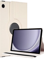 BTH BTH Samsung Galaxy Tab A9 Hoes Draaibaar - Wit