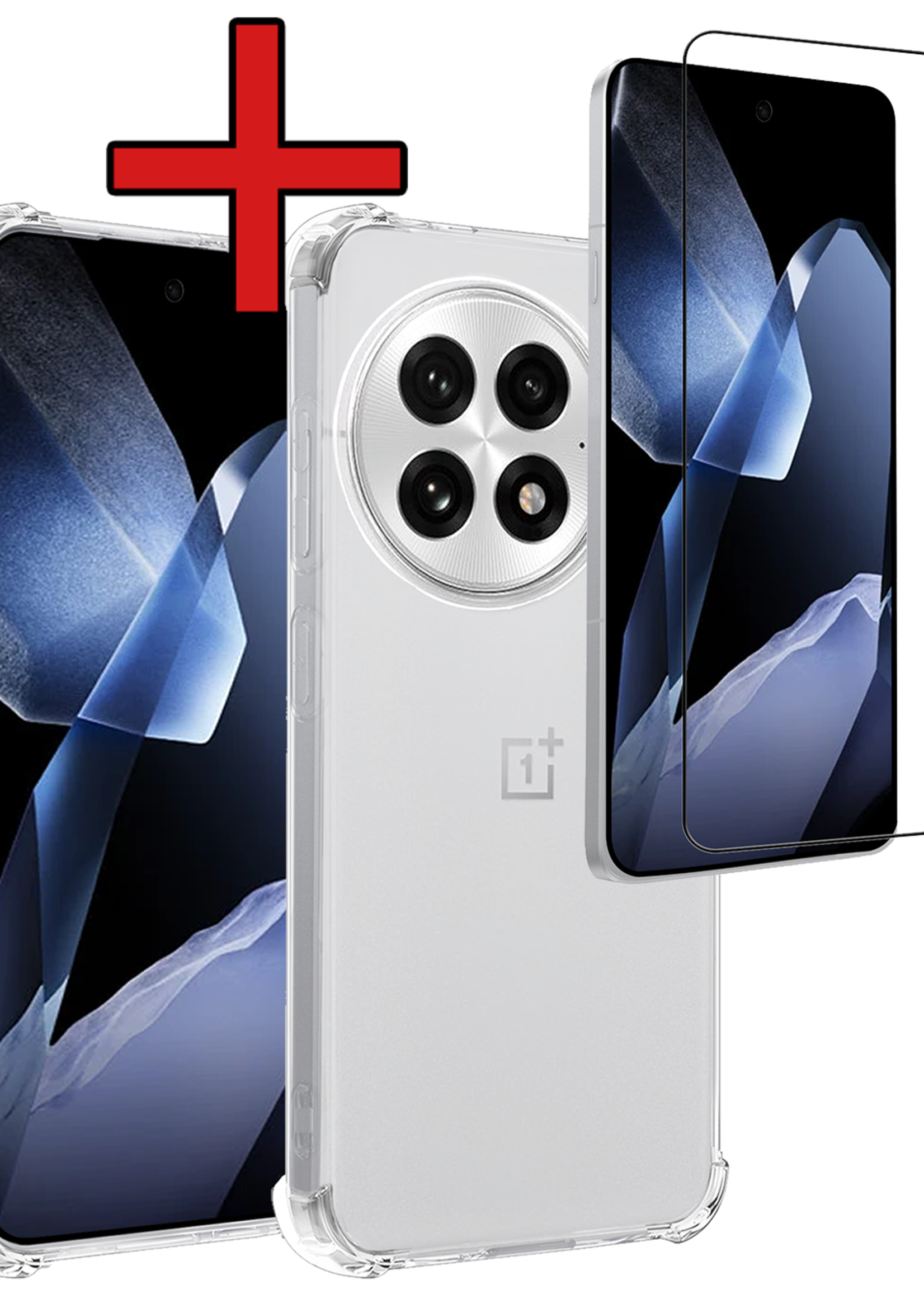 BTH BTH OnePlus 13R Hoesje Shockproof Met Screenprotector