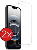 BTH BTH iPhone 16E Screenprotector Glas Met Dichte Notch - 2 PACK