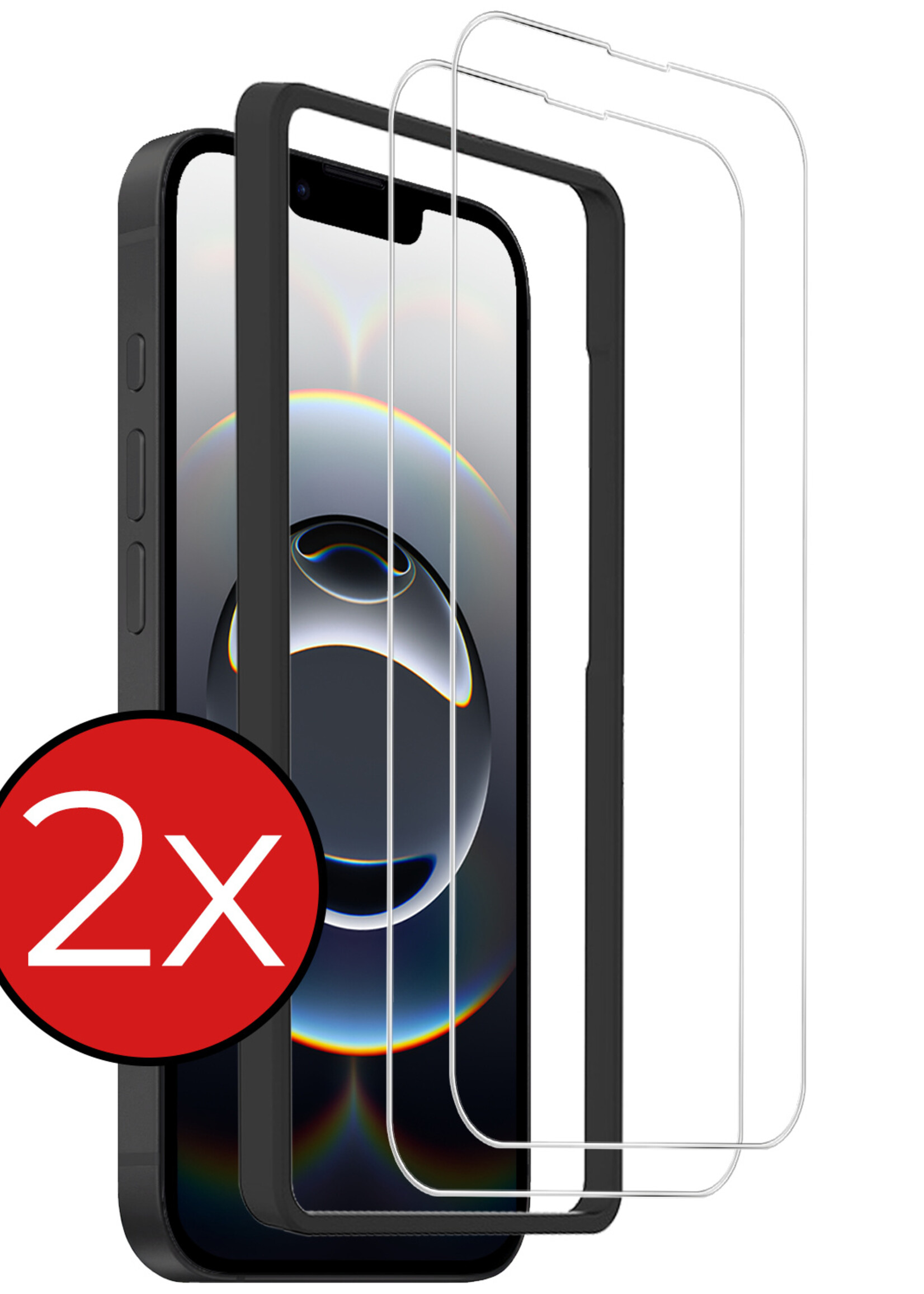 BTH BTH iPhone 16E Screenprotector Met Installatieframe - 2 PACK