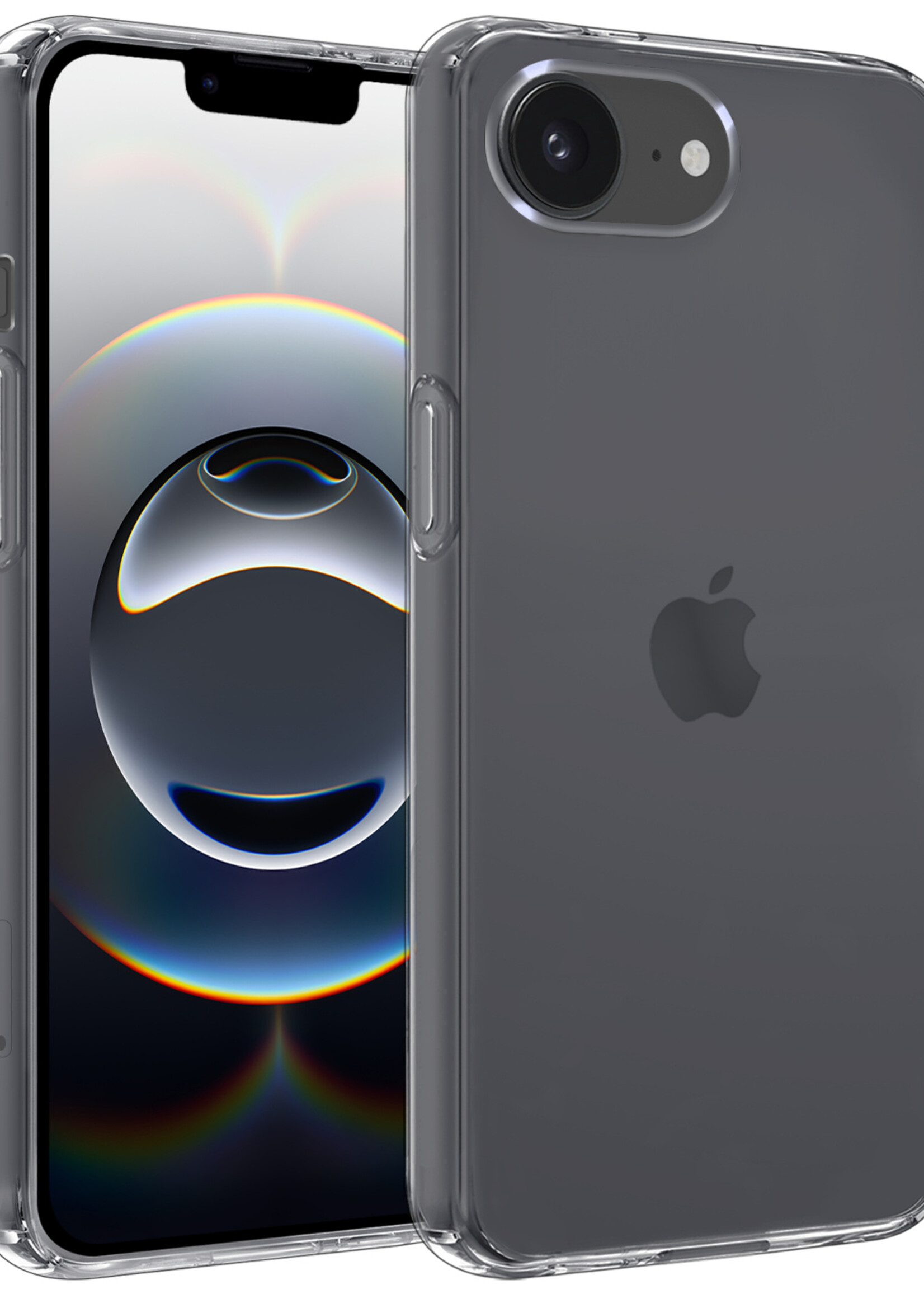 BTH BTH iPhone 16E Hoesje Siliconen - Transparant