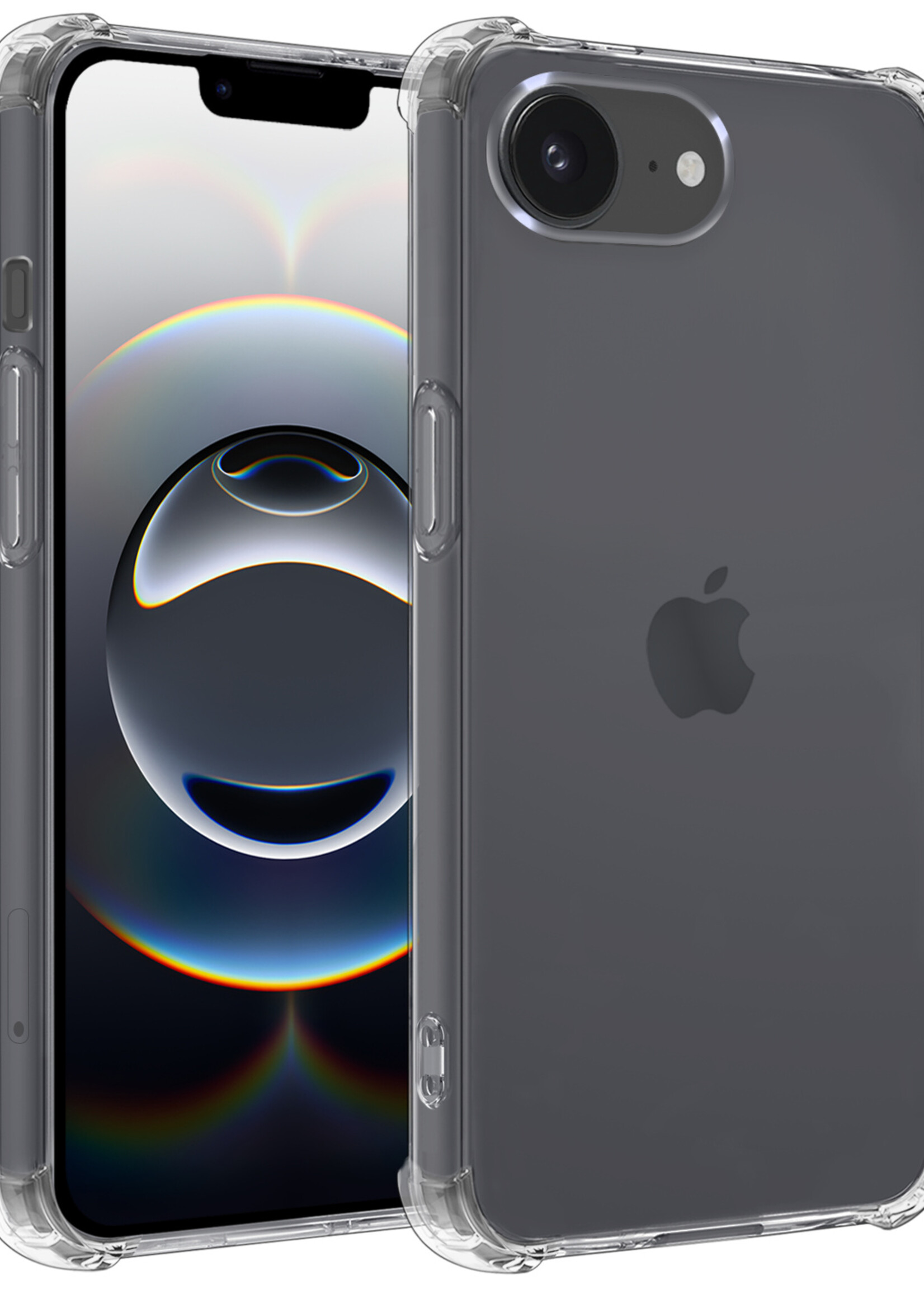 BTH BTH iPhone 16E Hoesje Shockproof - Transparant