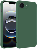 BTH BTH iPhone 16E Hoesje Siliconen - Donkergroen