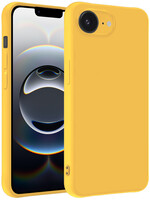 BTH BTH iPhone 16E Hoesje Siliconen - Geel
