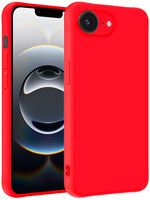 BTH BTH iPhone 16E Hoesje Siliconen - Rood
