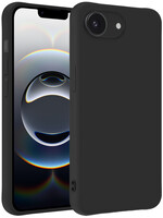 BTH BTH iPhone 16E Hoesje Siliconen - Zwart