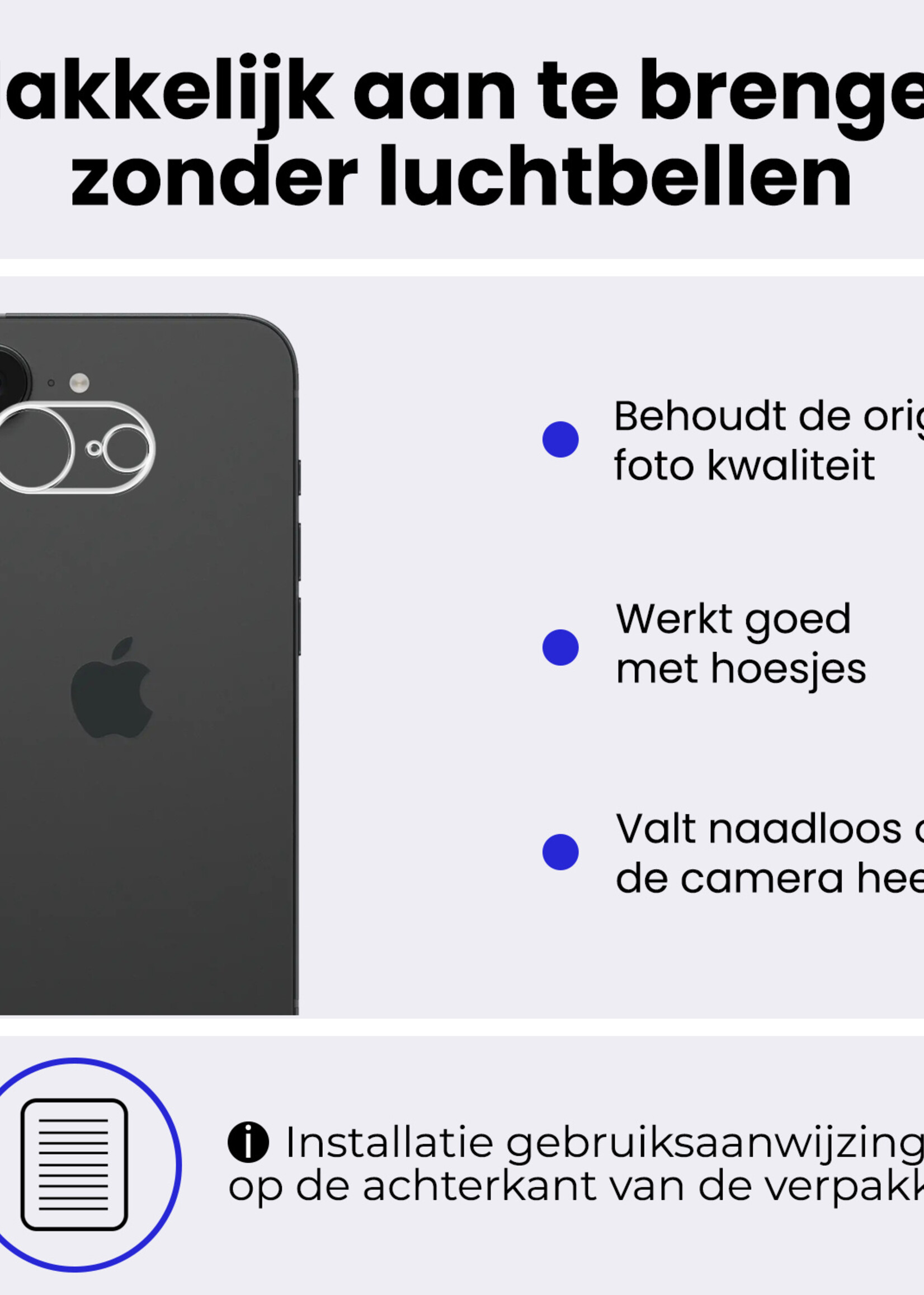 BTH BTH iPhone 16E Camera Screenprotector