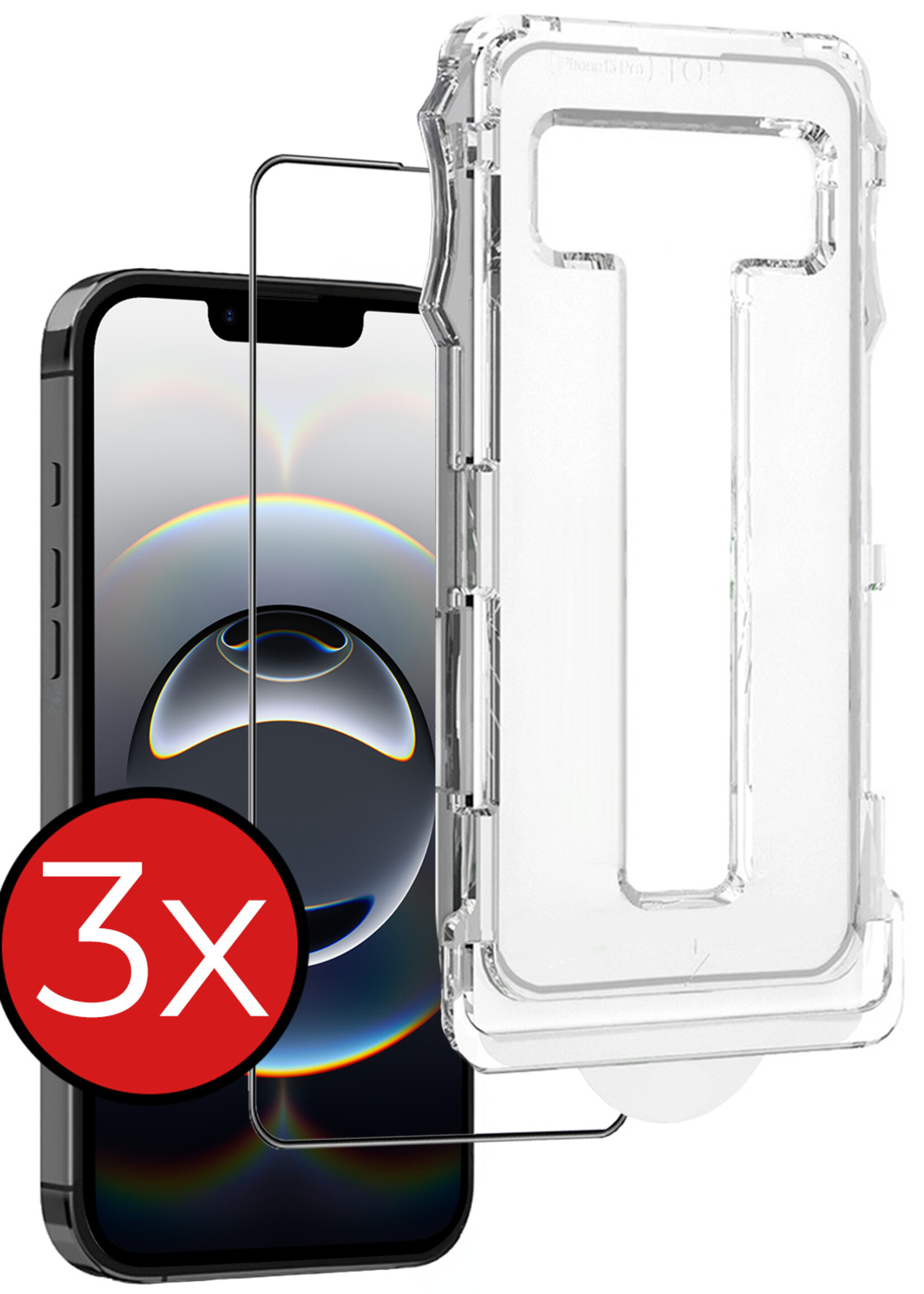 BTH BTH iPhone 16E Hybrid Screenprotector - 3 PACK